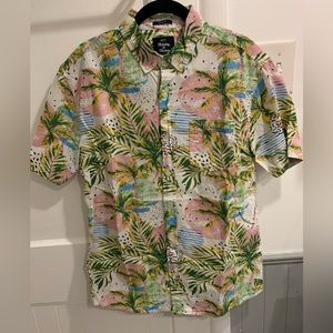 Floral Hawaiian Button Down